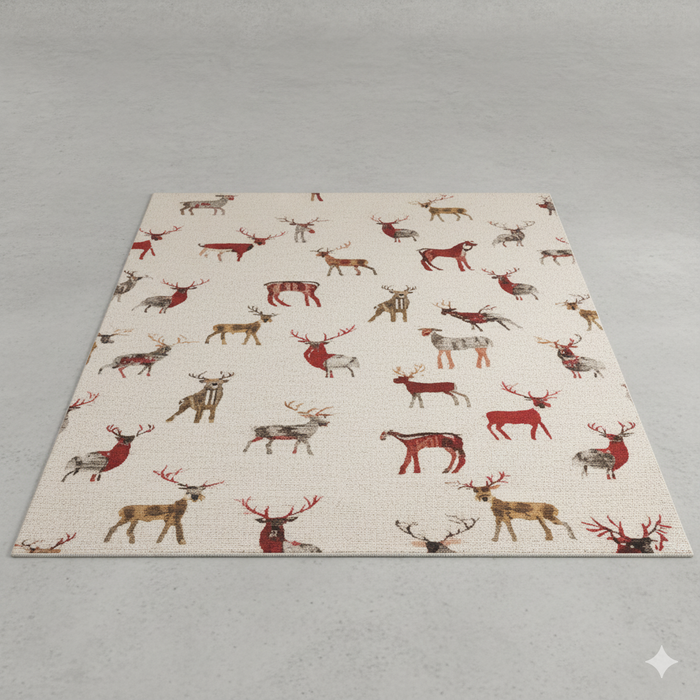 Reindeer Parade Area Rug