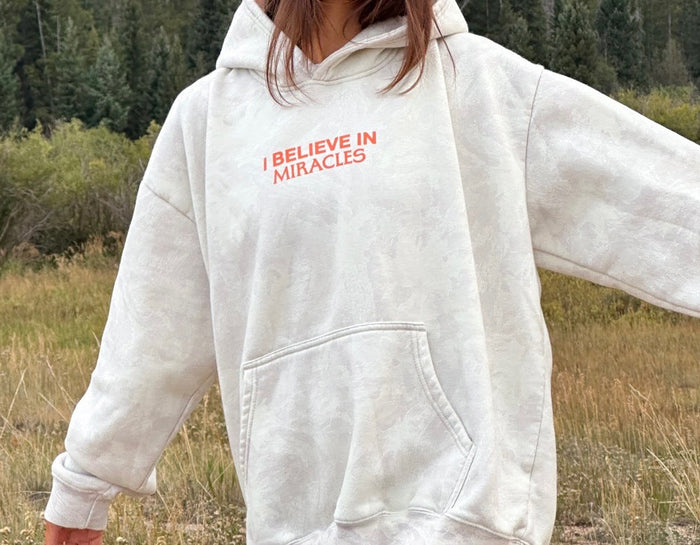 RESTOCK :: I Believe in Miracles Camo Unisex Hoodie