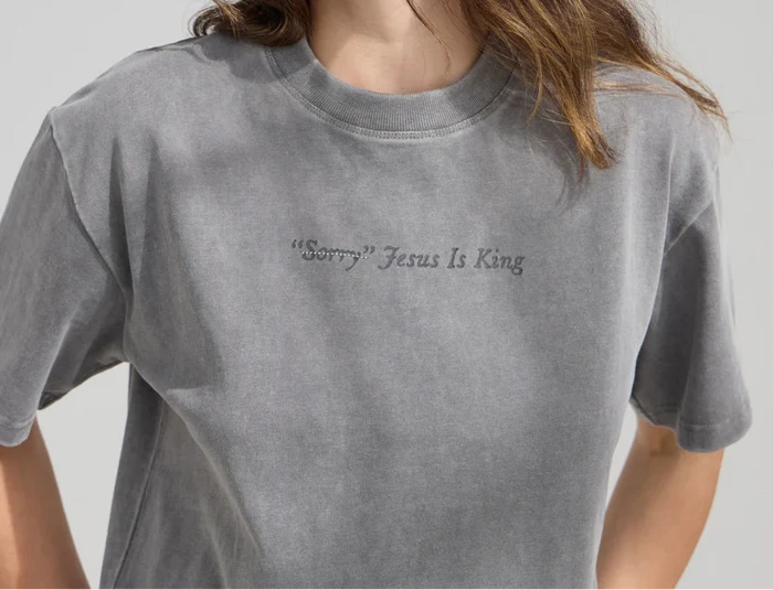 RESTOCK :: Not Sorry Jesus Is King Heavyweight Tee
