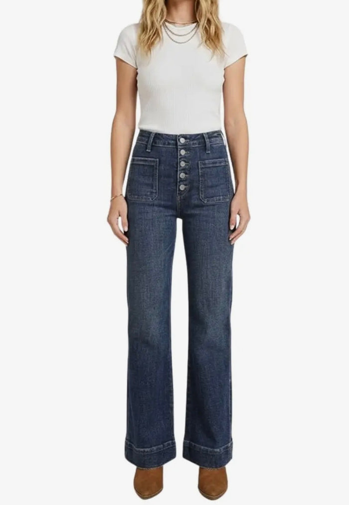RESTOCK :: Tummy Control High Rise Holly Flare Jeans