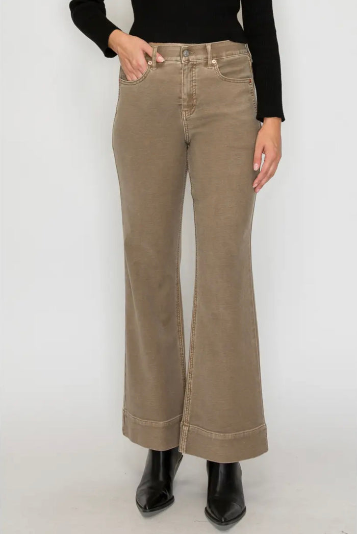 RESTOCK :: Tummy Control High Rise Stretch Holly Flare Jeans