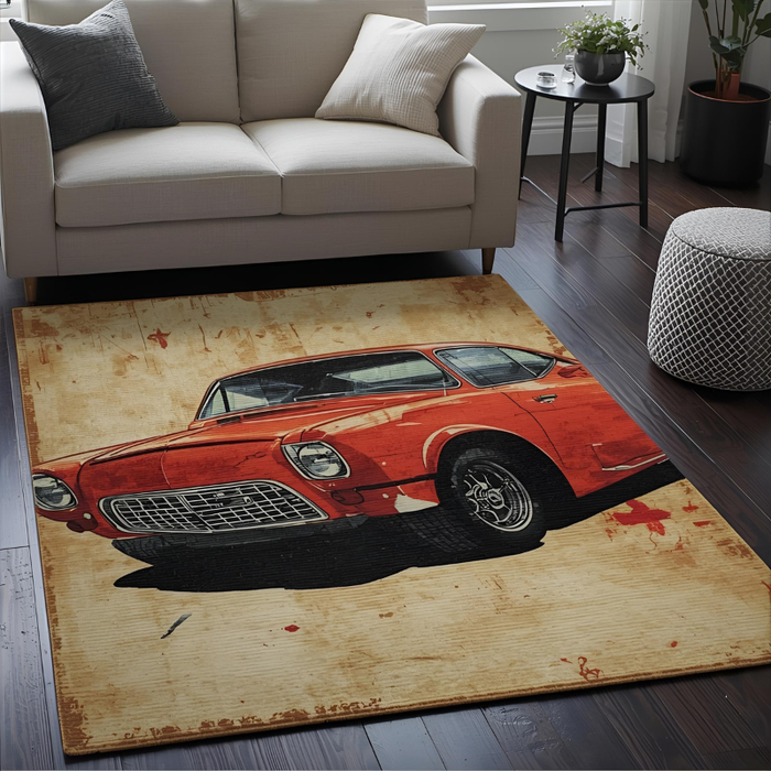 Retro Mechanic Area Rug