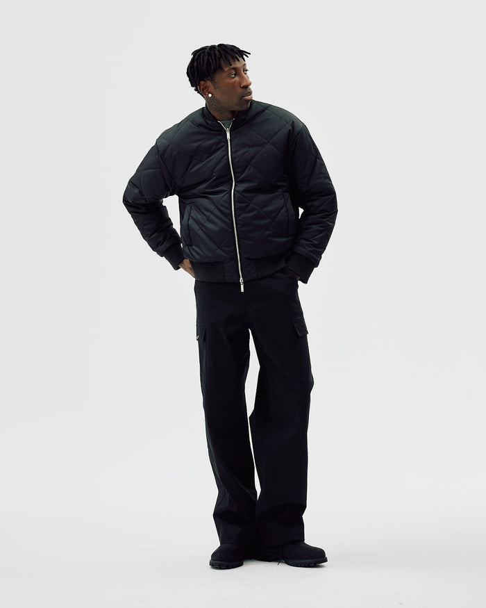 Reversible Bomber Jacket, Men - AW25 - Black