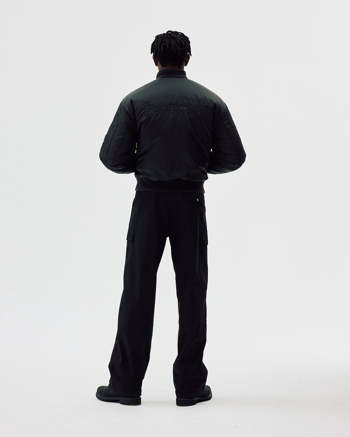 Reversible Bomber Jacket, Men - AW25 - Black