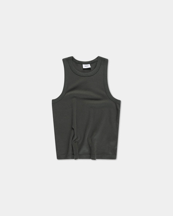 Rib Tank Top, Women - Vintage Black