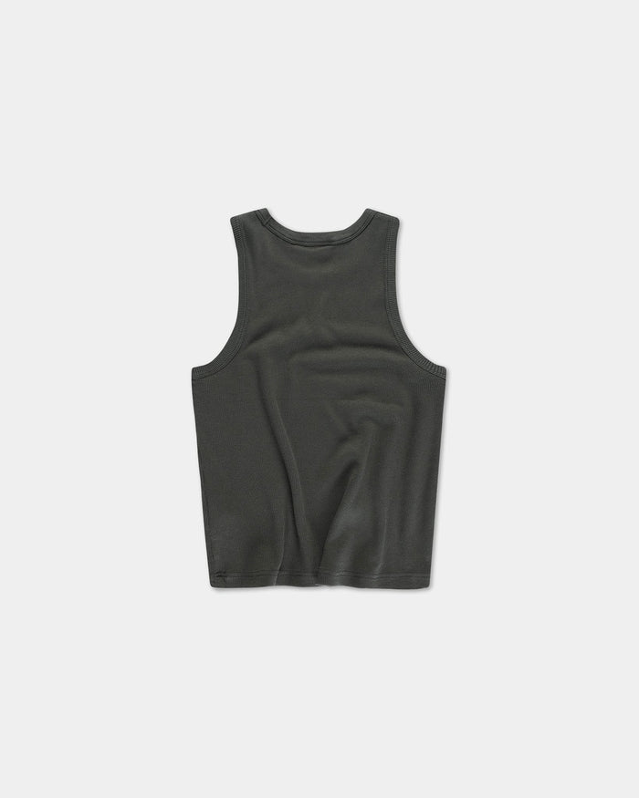 Rib Tank Top, Women - Vintage Black