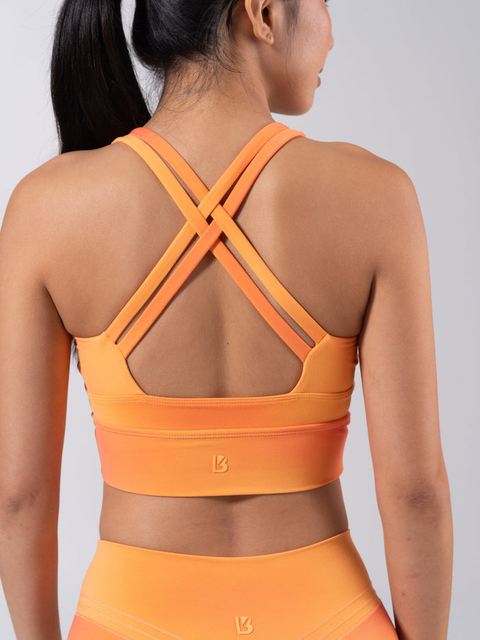 Rosa Sports Bra - Lava Print