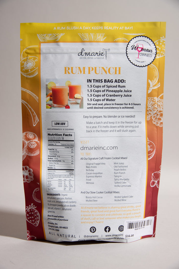 Rum Punch Cocktail Slush Mix