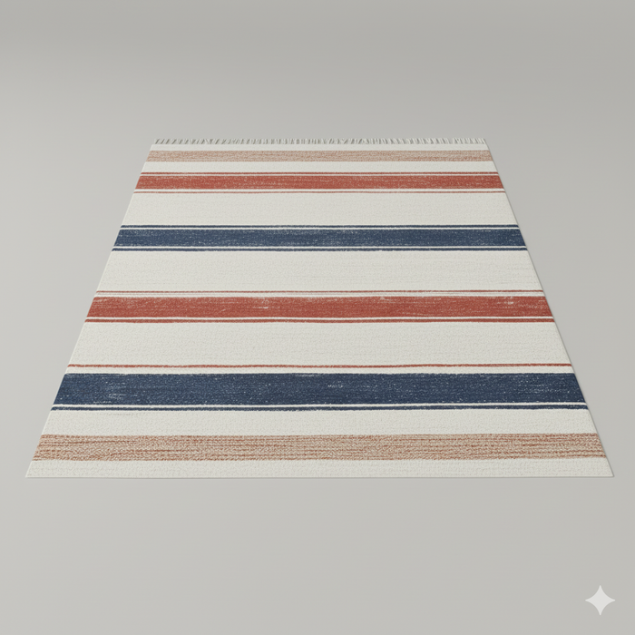 Russian Tricolor Area Rug