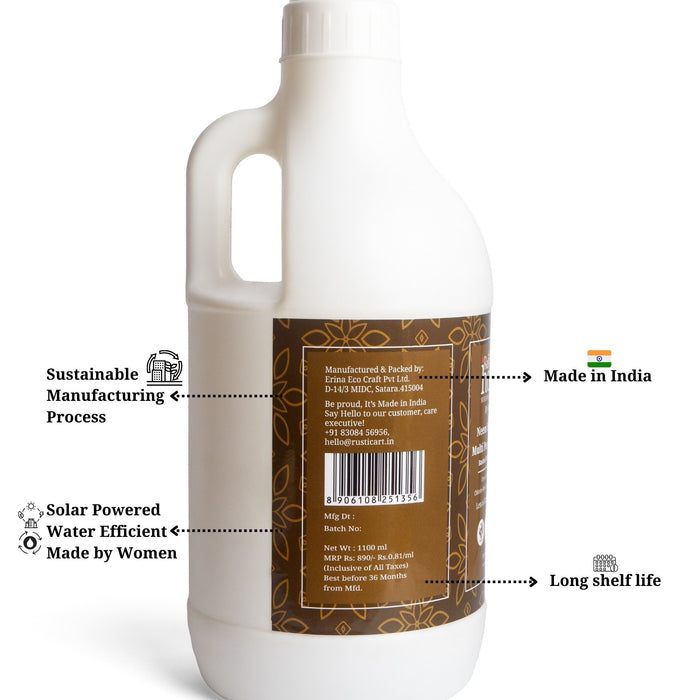 Rustic Art Neem Lemongrass Multipurpose Cleaner (1100g) (All Ages)