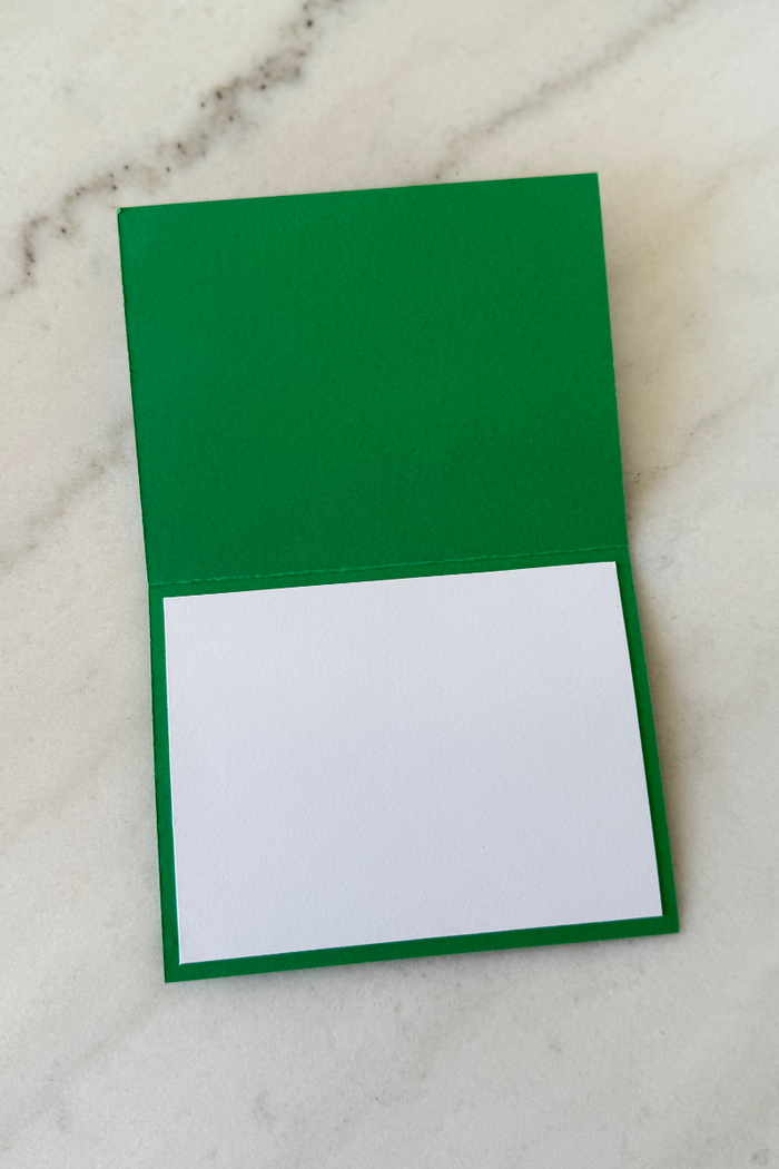Santa I've Been Good Blank Greeting Card