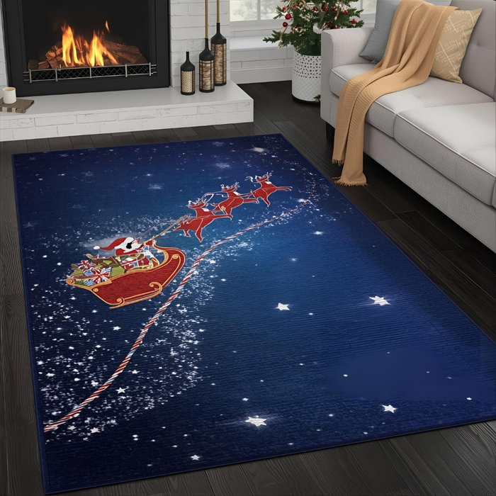 Santa’s Sleigh Area Rug