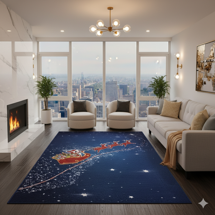 Santa’s Sleigh Area Rug
