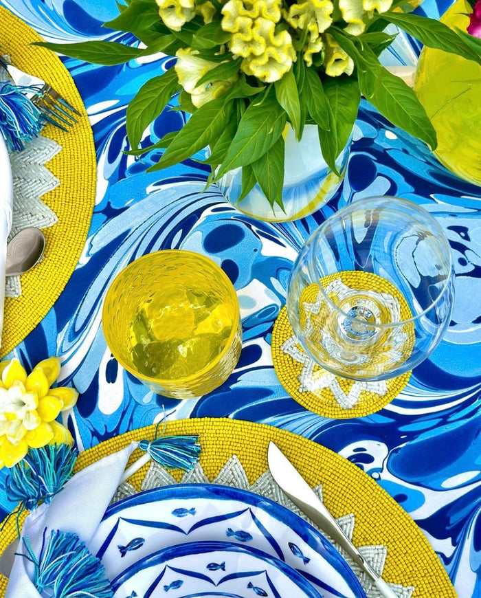 Sapphire Rectangular Tablecloth MADE TO ORDER