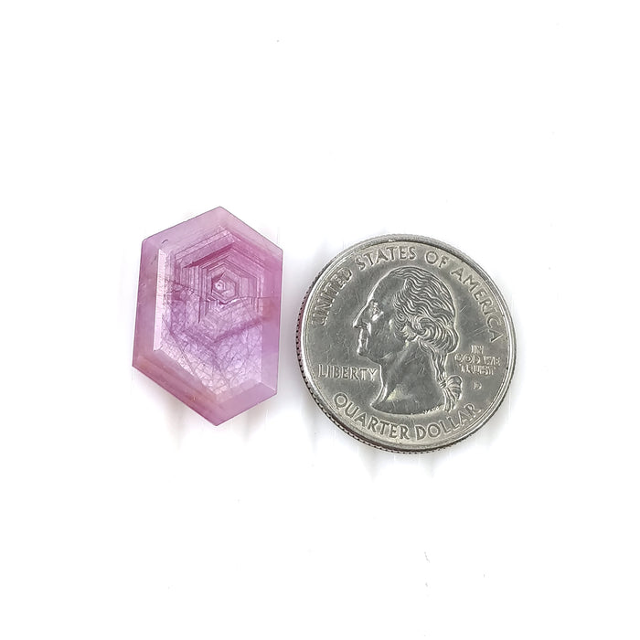 Hexagon Shape Sapphire