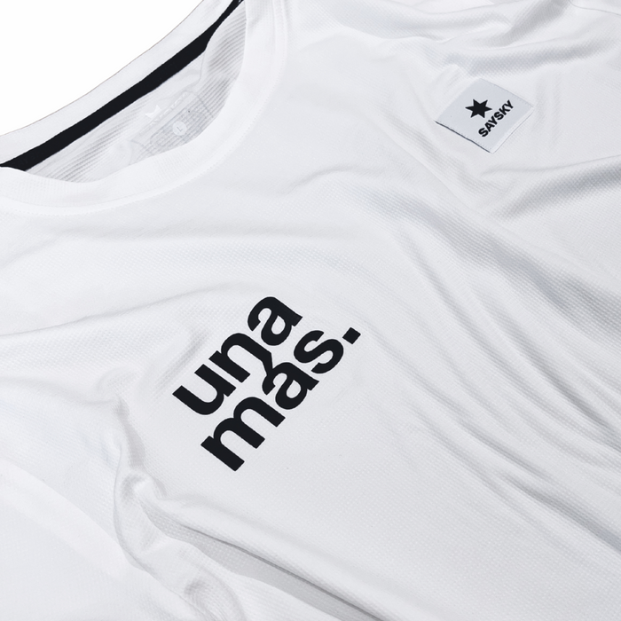 saysky clean combat t-shirt, una mas, white.
