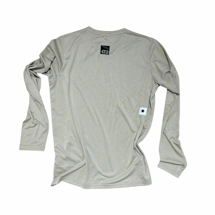 saysky clean motion longsleeve, beige, gone running.