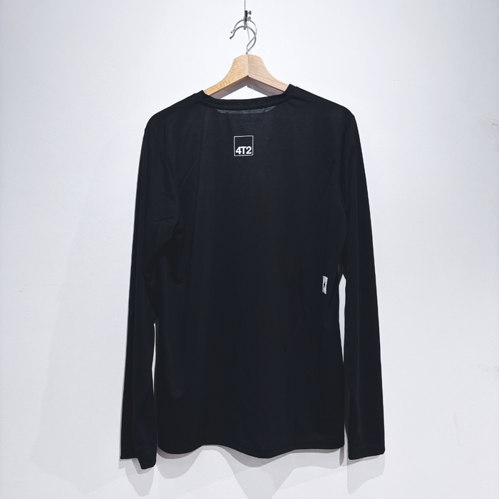 saysky clean motion longsleeve, black, running is boring.