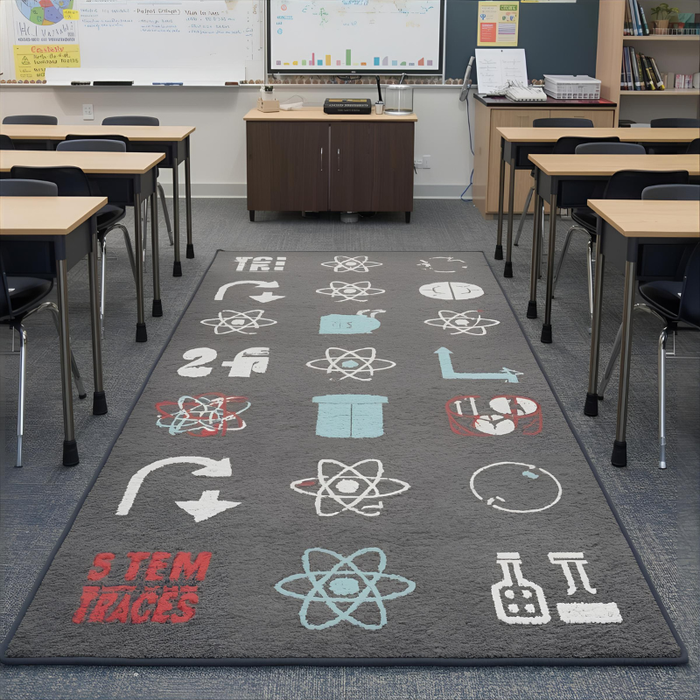 Science Symbols Area Rug