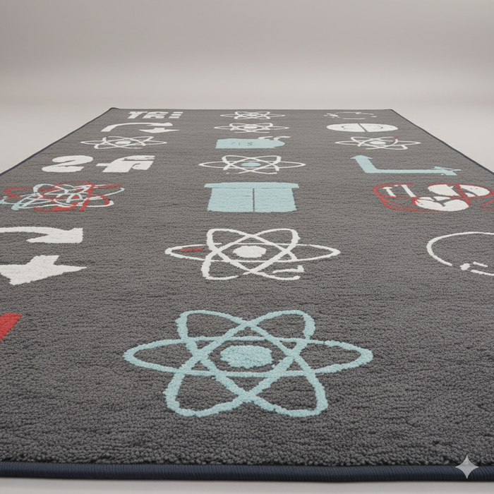 Science Symbols Area Rug