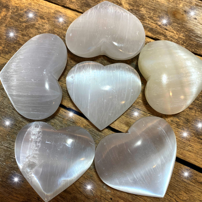Selenite Heart