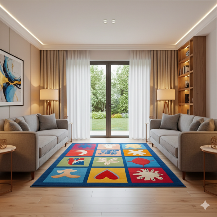 Shapes & Colors Area Rug