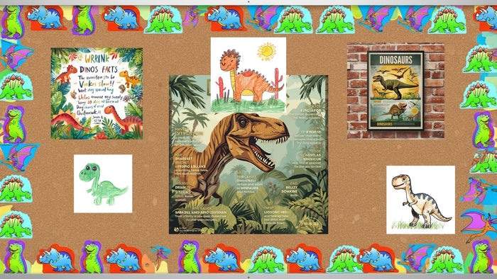 SHAPES ETC. Large Notepad - Brontosaurus