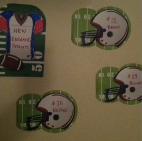 Large Notepad - Football Helmet - Creative Shapes Etc.