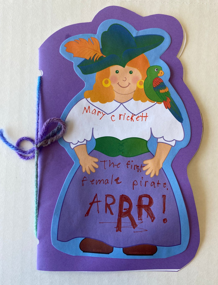 Large Notepad - Pirate/Girl - Creative Shapes Etc.