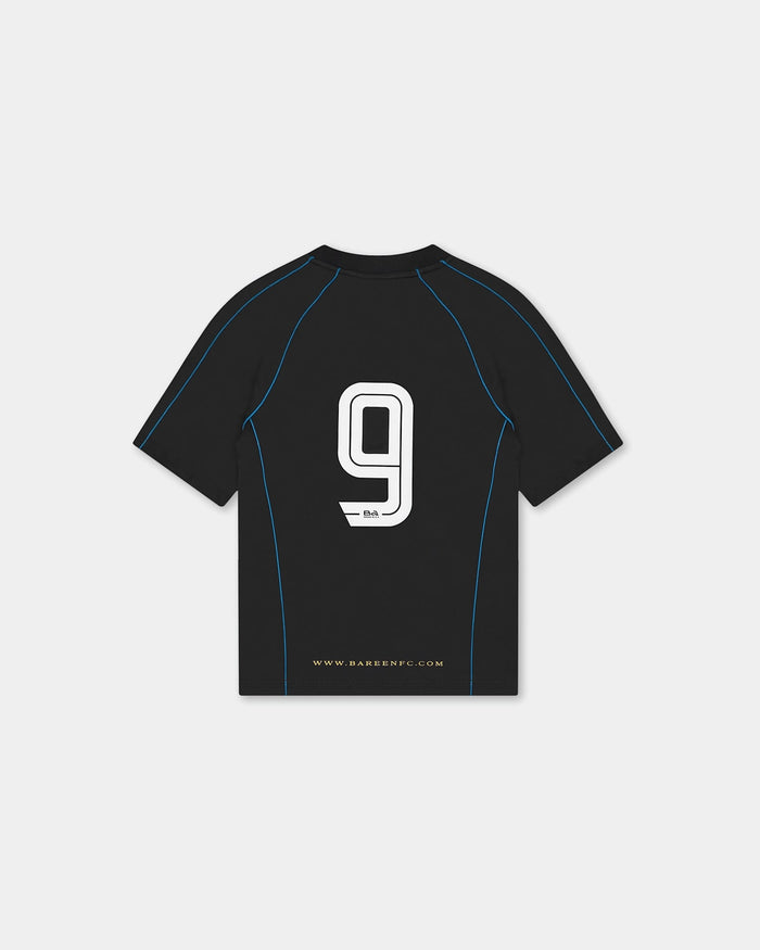 Short Sleeve Football Jersey, Men - Black