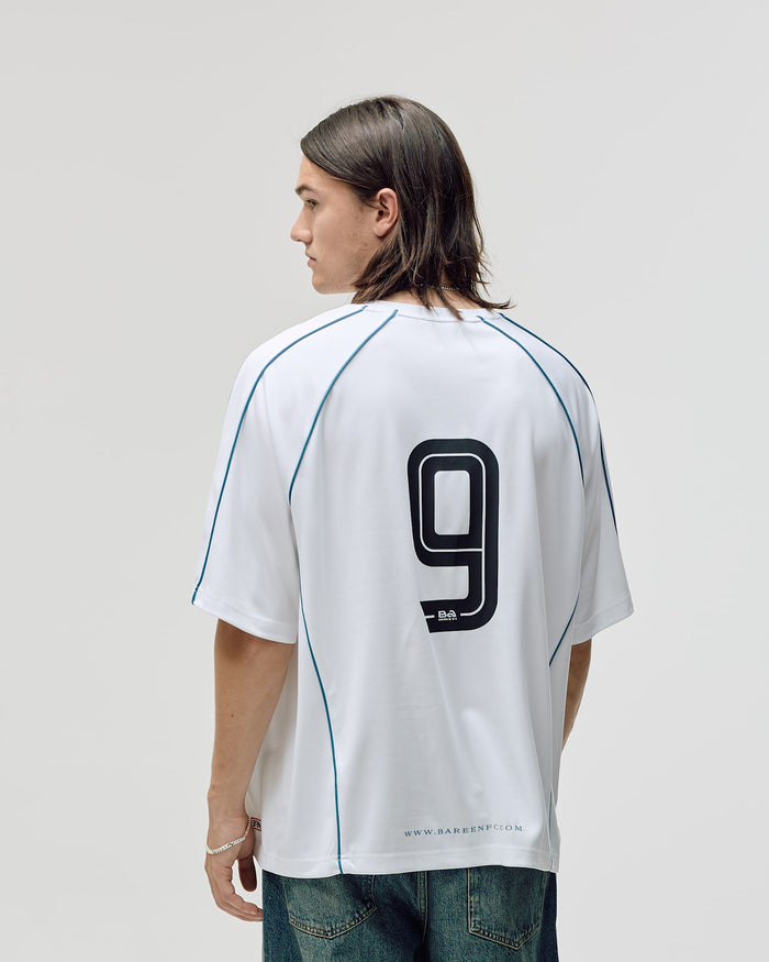Short Sleeve Football Jersey, Men - White
