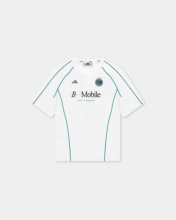 Short Sleeve Football Jersey, Men - White