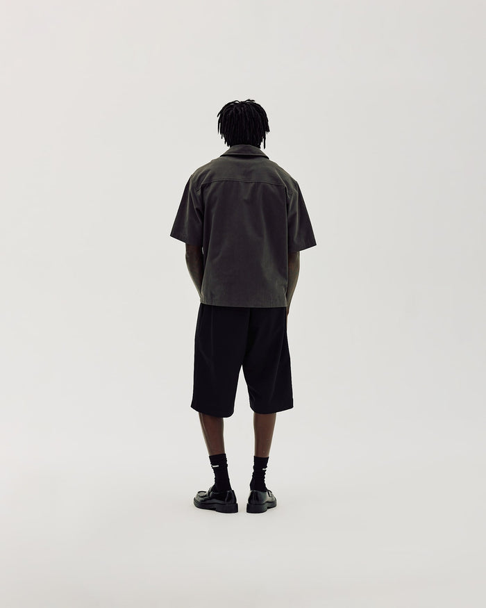 Short Sleeve Shirt, Men - Stone Grey