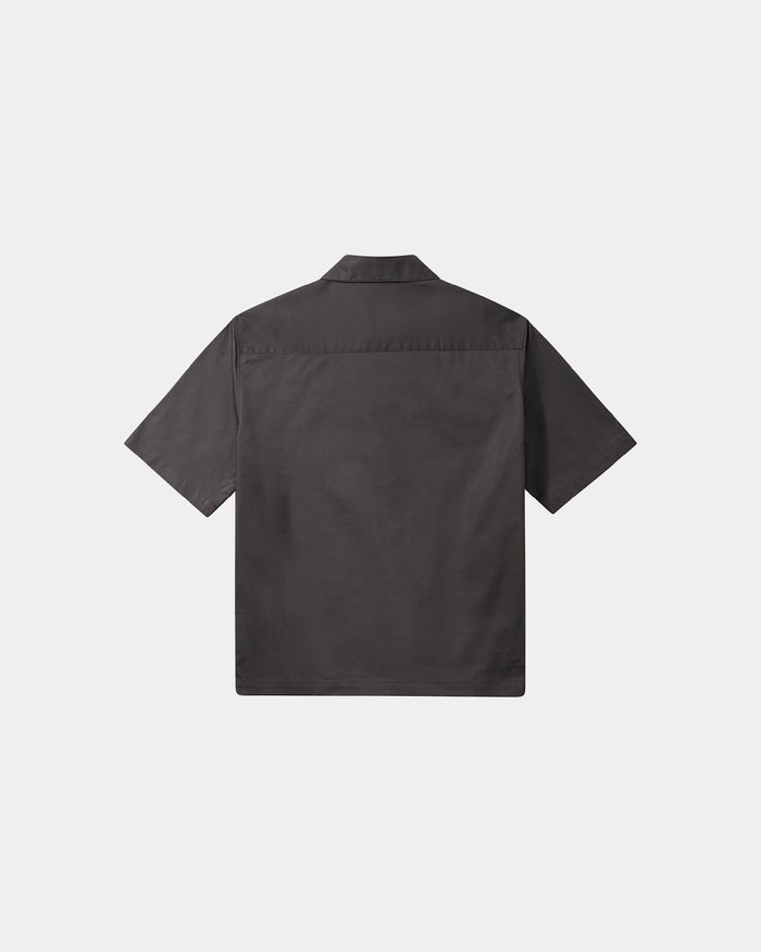 Short Sleeve Shirt, Men - Stone Grey