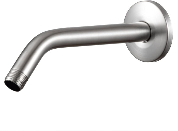 Shower Arm, 8" , Brushed Nickel