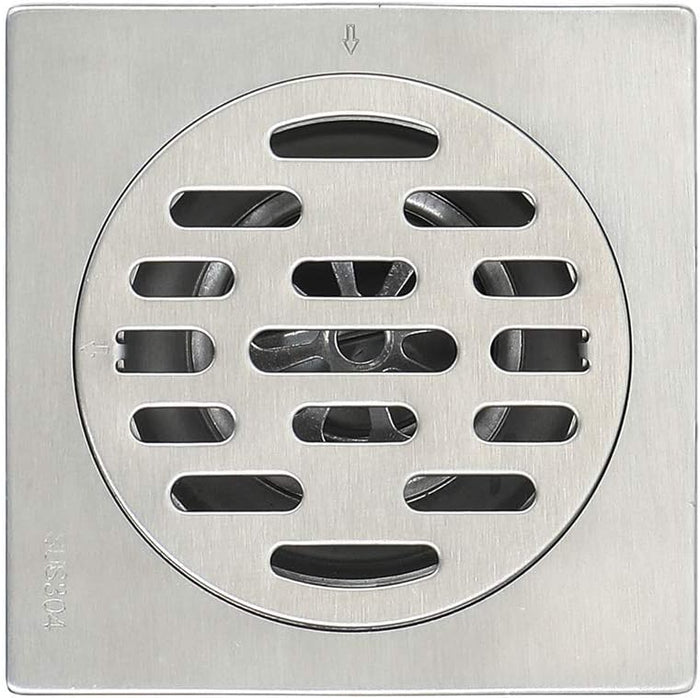 Shower Floor Drain, Brushed Nickel