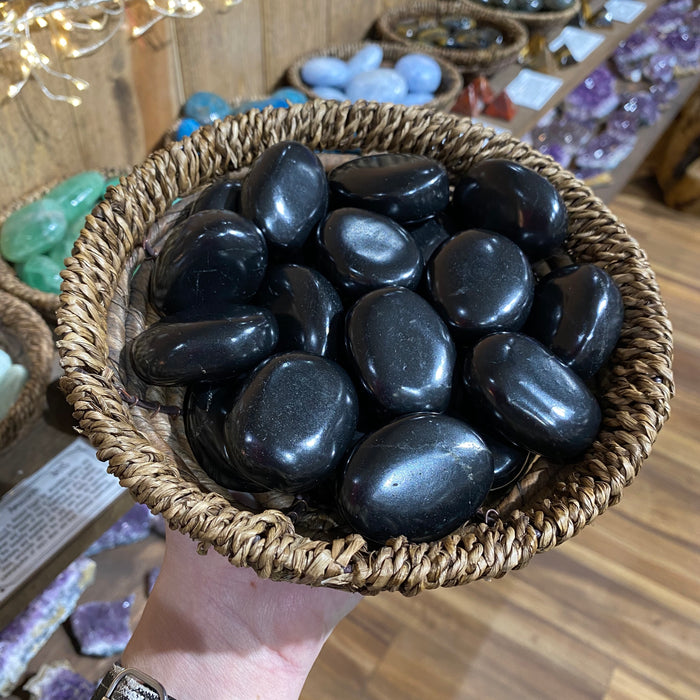 Shungite Palm Stone