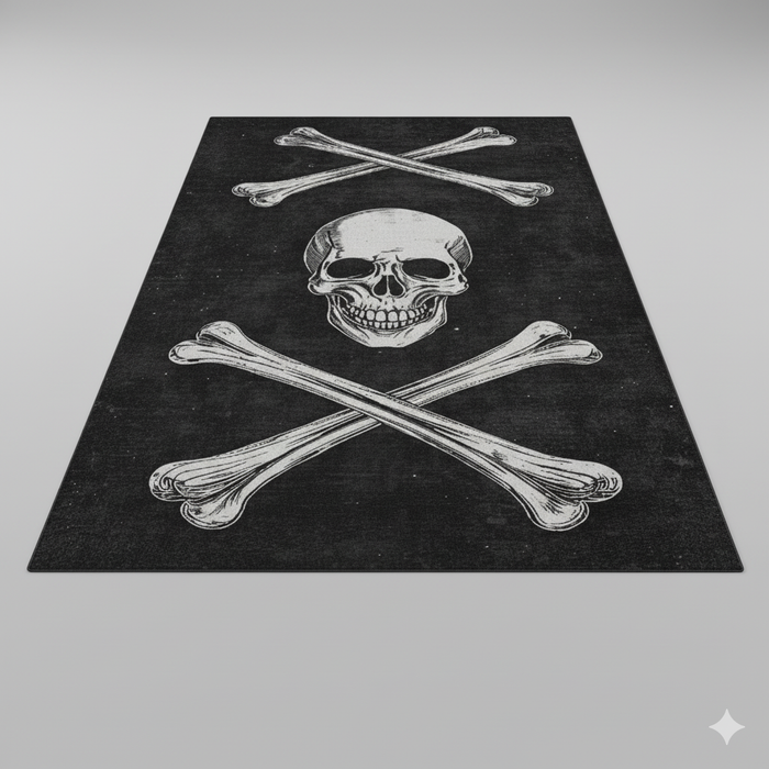 Skull & Crossbones Area Rug