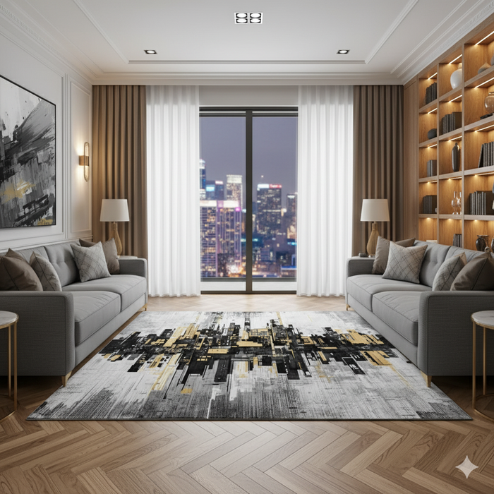 Skyline Abstract Area Rug
