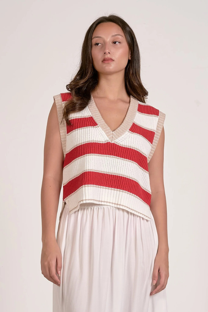 Slate Sleeveless Sweater - FINAL SALE