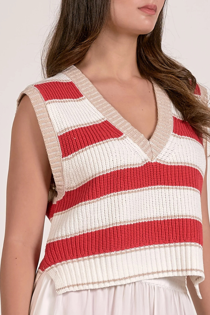 Slate Sleeveless Sweater - FINAL SALE