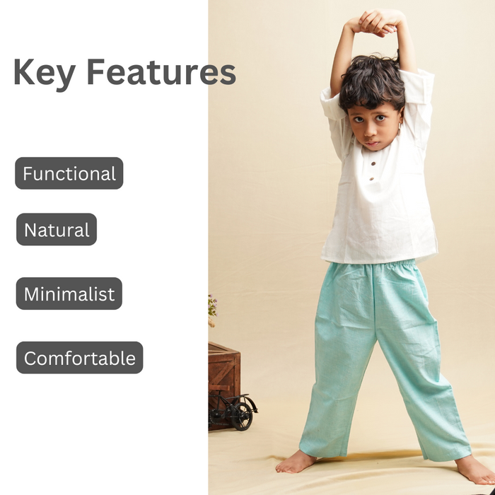 Sleek Sleeve' - Boys' Button-Down Sleeve Shirt (1-6 Years)