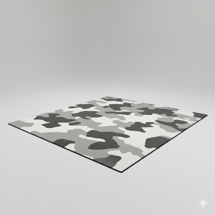 Snow Drift Camo Area Rug