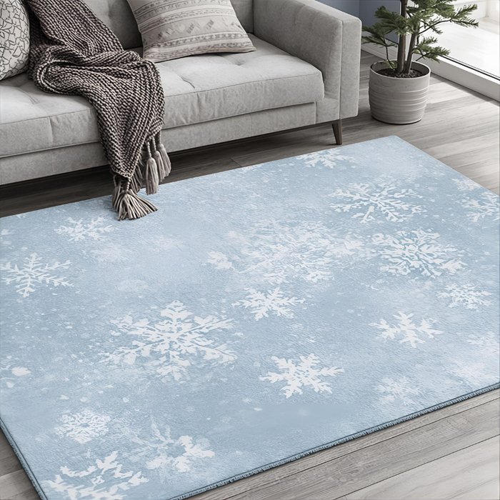 Snowflake Cascade Area Rug