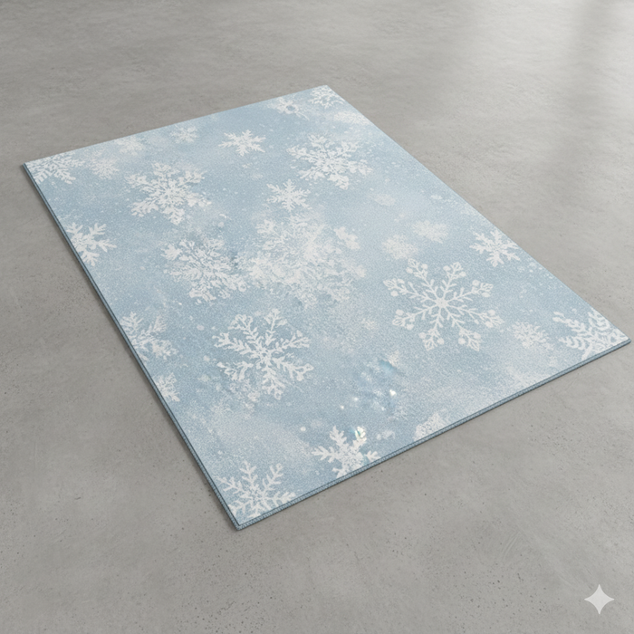 Snowflake Cascade Area Rug