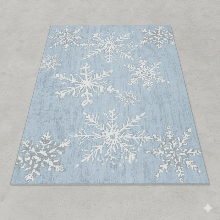 Snowflake Celebration Area Rug