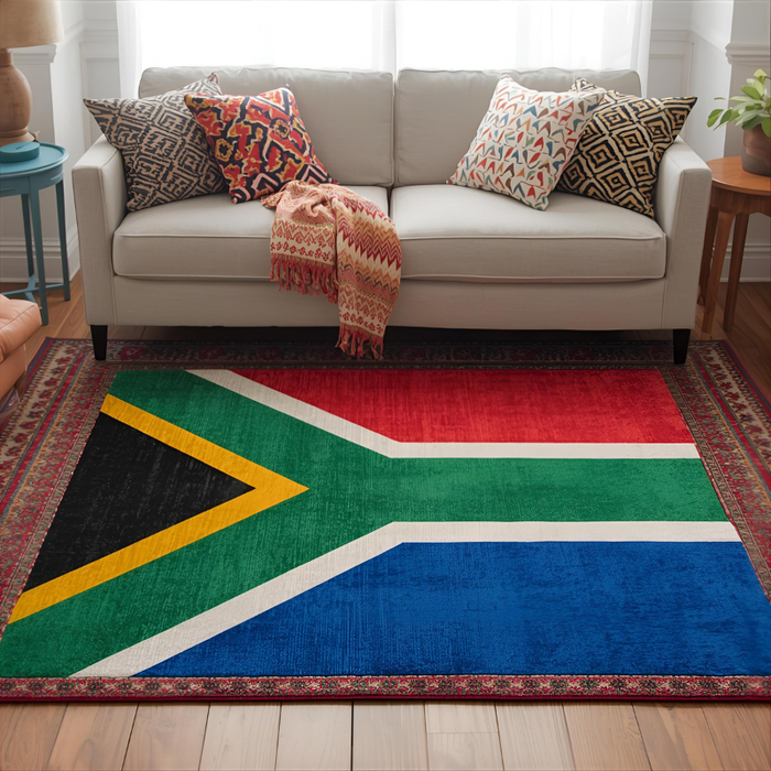 South African Colors Area Rug