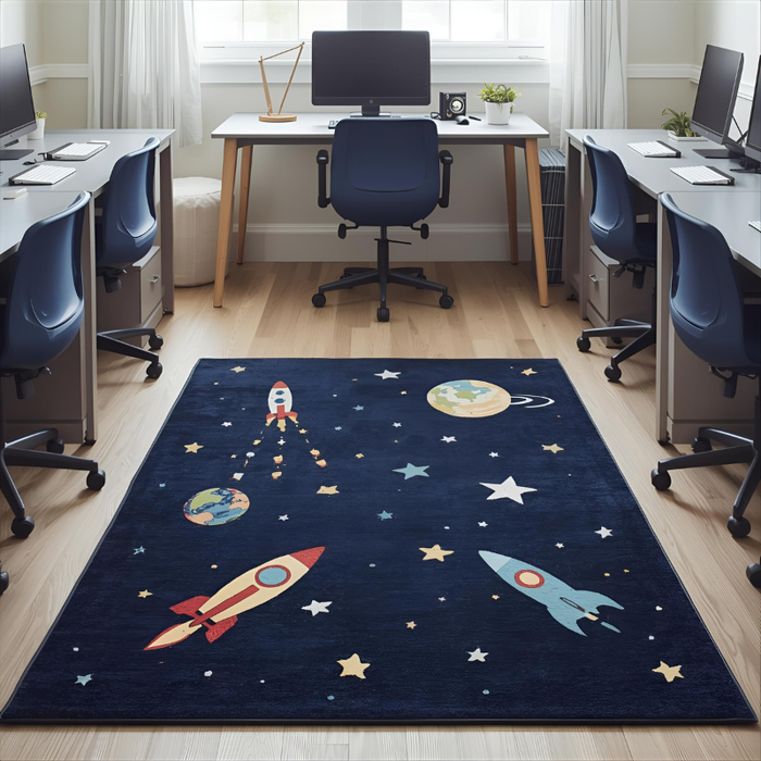 Space Adventure Area Rug