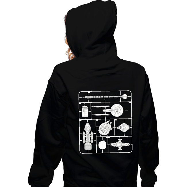 Zippered Hoodies, Unisex / Small / Black