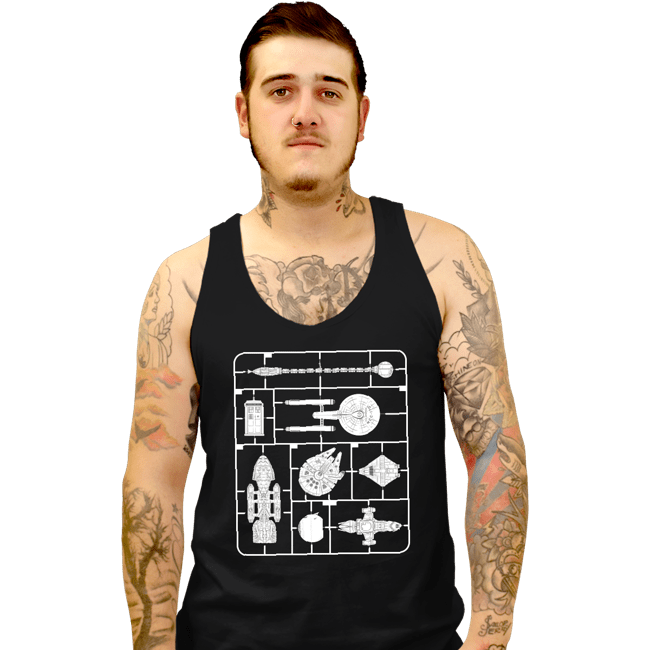 Tank Top, Unisex / Small / Black